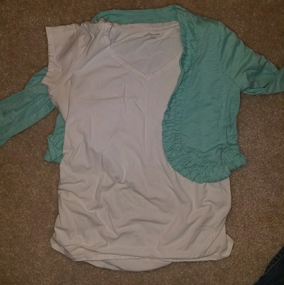 SOLD White maternity t-shirt